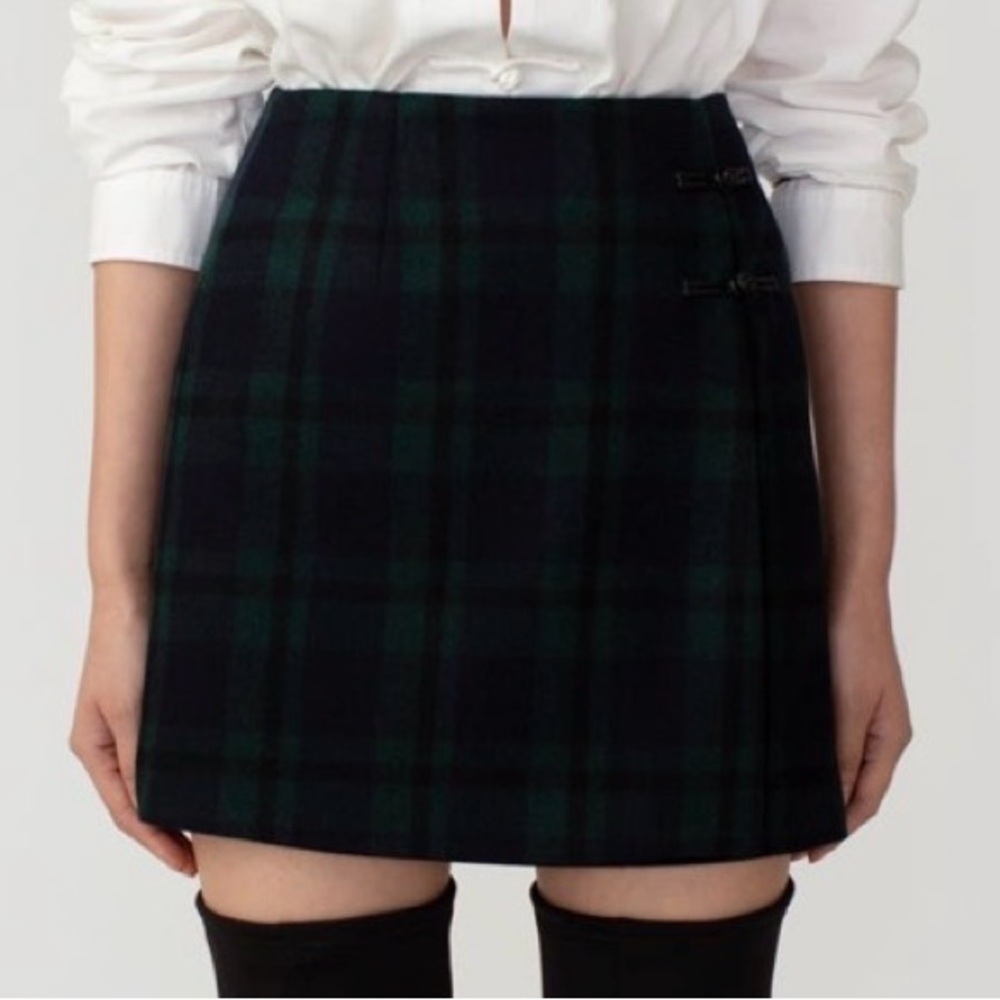 SAU LEE Wylma Tartan Plaid Mini Skirt